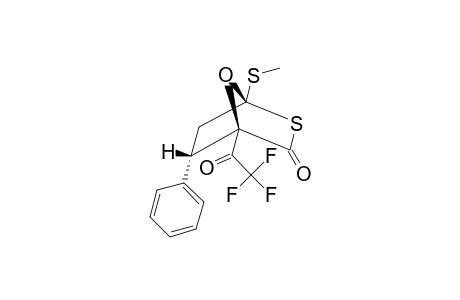1-(METHYLTHIO)-ENDO-5-PHENYL-4-(TRIFLUOROACETYL)-7-OXA-2-THIABICYCLO-[2.2.1]-HEPTANE-3-ONE