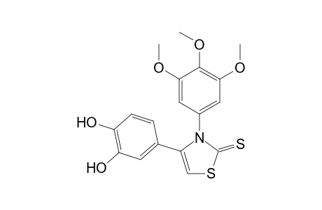 3-(3,4,5-Trimethoxyphenyl)-4-(3,4-dihydroxyphenyl)thiazole-2(3H)-thione