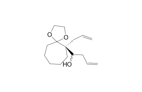 (S)-1-(1-Allyl-2,2-ethylenedioxycycloheptan-1-yl)but-3-en-1-ol
