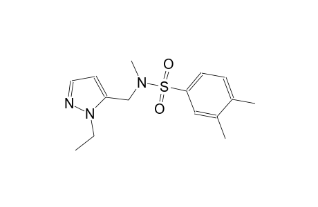 benzenesulfonamide, N-[(1-ethyl-1H-pyrazol-5-yl)methyl]-N,3,4-trimethyl-