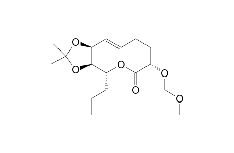 (E/Z)-8,9-(Isopropylidenedioxy)-3-methoxymethoxy-10-propyl-1-oxacyclodec-6(E)-en-2-one