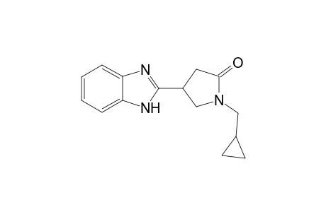 2-Pyrrolidinone, 4-(1H-1,3-benzimidazol-2-yl)-1-(cyclopropylmethyl)-