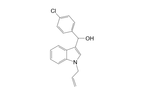 (p-Chlorophenyl)(1'-allylindol-3'-yl)-methanol