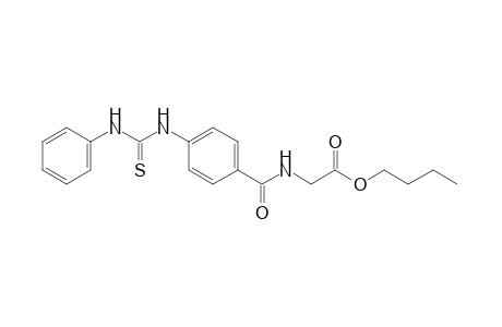 p-(3-phenyl-2-thioureido)hippuric acid, butyl ester