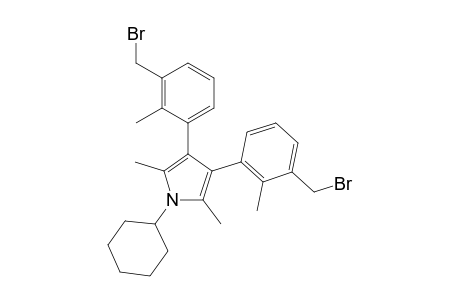 N-Cyclohexyl-2,5-dimethyl-3,4-bis[(3-(bromomethyl)-2-methylphenyl]pyrrole