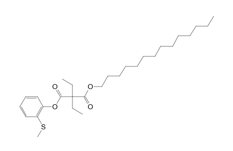 Diethylmalonic acid, 2-methylthiophenyl tetradecyl ester