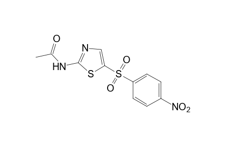 N-{5-[(p-nitrophenyl)sulfonyl]-2-thiazolyl}acetamide