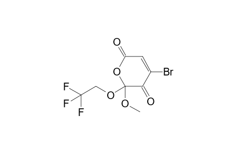 6-Methoxy-4-bromo-6-(2',2',2'-trifluoroethoxy)-2H-pyran-2,5(6H)-dione