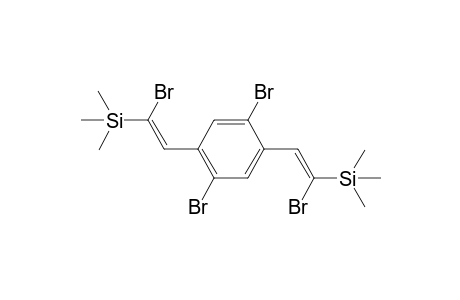 1,4-Dibromo-2,5-bis[(Z)-2-bromo-2-(trimethysilyl)ethenyl]benzene