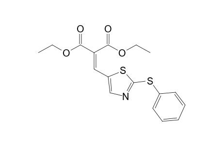 Diethyl 2-(2-Phenylsulphanylthiazole-5-yl)methylenemalonate