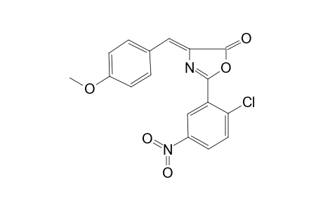 (4Z)-2-(2-chloranyl-5-nitro-phenyl)-4-[(4-methoxyphenyl)methylidene]-1,3-oxazol-5-one