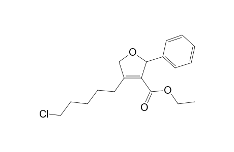 Ethyl 2,5-dihydro-2-phenyl-4-(5'-chloropentyl))furan-3-carboxylate