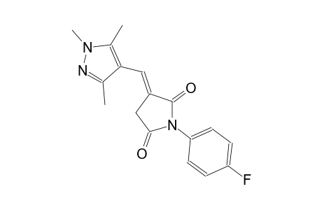 2,5-pyrrolidinedione, 1-(4-fluorophenyl)-3-[(1,3,5-trimethyl-1H-pyrazol-4-yl)methylene]-, (3E)-