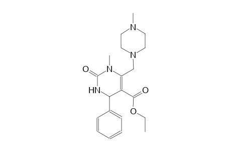 ethyl 1-methyl-6-[(4-methyl-1-piperazinyl)methyl]-2-oxo-4-phenyl-1,2,3,4-tetrahydro-5-pyrimidinecarboxylate