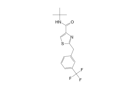 4-Thiazolecarboxamide, N-(1,1-dimethylethyl)-2-[[3-(trifluoromethyl)phenyl]methyl]-