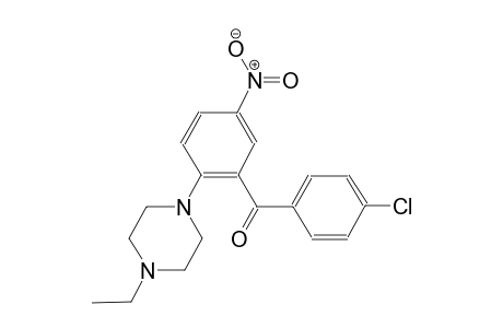 (4-chlorophenyl)[2-(4-ethyl-1-piperazinyl)-5-nitrophenyl]methanone