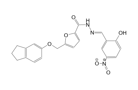 5-[(2,3-dihydro-1H-inden-5-yloxy)methyl]-N'-[(E)-(2-hydroxy-5-nitrophenyl)methylidene]-2-furohydrazide