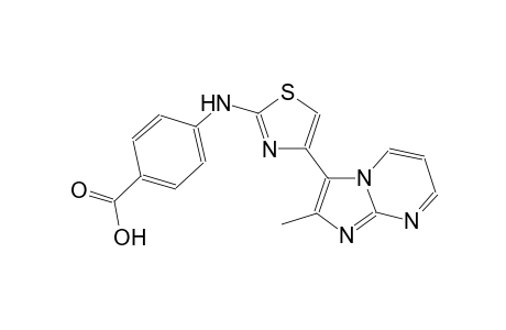benzoic acid, 4-[[4-(2-methylimidazo[1,2-a]pyrimidin-3-yl)-2-thiazolyl]amino]-