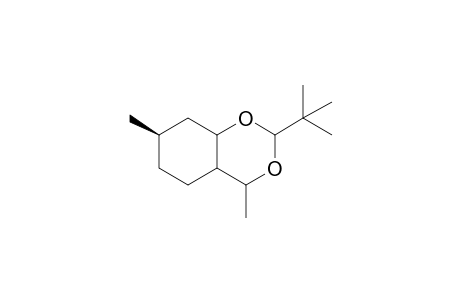 (7R)-2-(tert-butyl)-4,7-dimethylhexahydro-4H-benzo[d][1,3]dioxine