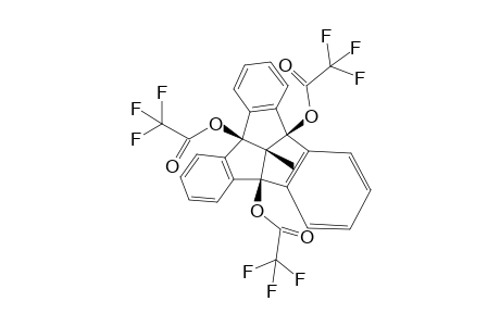 12d-Methyl-8b,12b-bis[(trifluoroacetyl)oxy]-12b,12d-dihydrodibenzo[2,3:4,5]pentaleno[1,6-ab]inden-4b(8bH)-yl trifluoroacetate