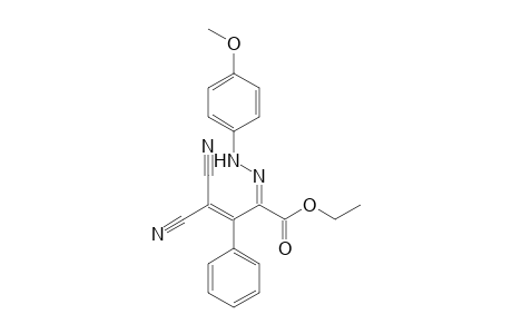 Ethyl 2-(4-Methoxyphenylazo)-4,4-dicyano-3-phenyl-3-butenoate