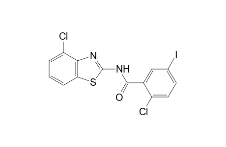 Benzamide, 2-chloro-N-(4-chloro-1,3-benzothiazol-2-yl)-5-iodo-