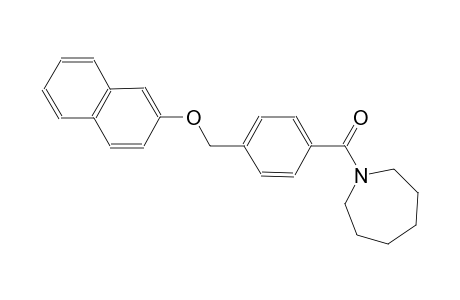 1-{4-[(2-naphthyloxy)methyl]benzoyl}hexahydro-1H-azepine