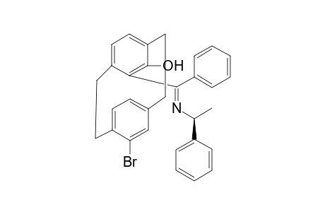12-Bromo-4-hydroxy-5[1-(1-phenyl-ethylimino)-(phenyl)methylen]-[2.2]paracyclophanes