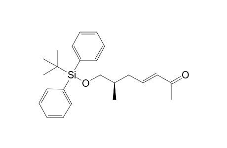 (R,E)-7-((tert-butyldiphenylsilyl)oxy)-6-methylhept-3-en-2-one