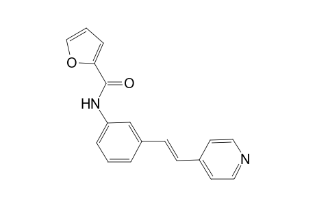 2-Furancarboxamide, N-[3-[2-(4-pyridinyl)ethenyl]phenyl]-