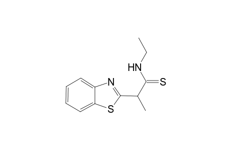 2-(Benzothiazol-2-yl)-N-ethylpropanethioamide