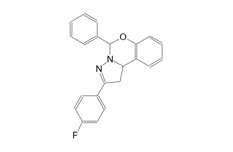 pyrazolo[1,5-c][1,3]benzoxazine, 2-(4-fluorophenyl)-1,10b-dihydro-5-phenyl-