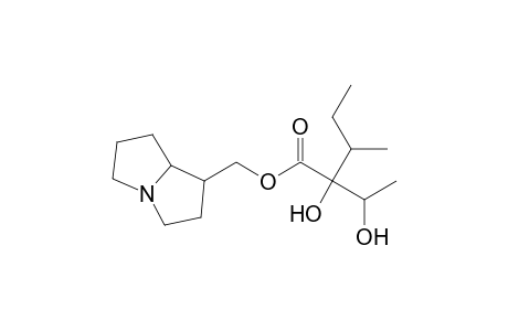 Pentanoic acid, 2-hydroxy-2-(1-hydroxyethyl)-3-methyl-, (hexahydro-1H-pyrrolizin-1-yl)methyl ester