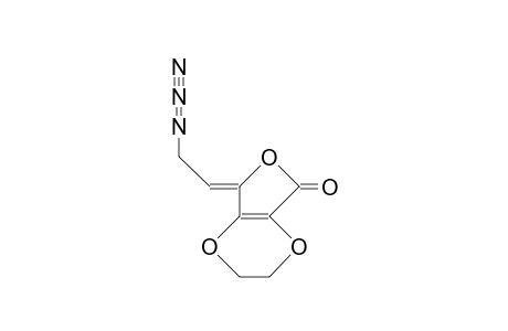 7-((E/Z)-2-Azido-ethylidene)-2,3-dihydro-7H-furo(3,4-B)(1,4)dioxin-5-one