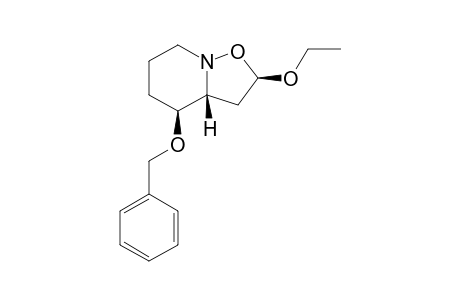 (2R,3aR,4S)-2-Ethoxy-4-benzyloxy-hexahydroisoxazolo[2,3-a]pyridine
