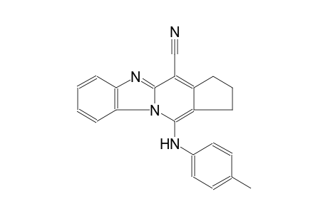 11-(4-toluidino)-2,3-dihydro-1H-cyclopenta[4,5]pyrido[1,2-a]benzimidazole-4-carbonitrile