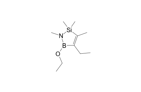 1-Aza-2-sila-5-boracyclopent-3-ene, 5-ethoxy-4-ethyl-1,2,2,3-tetramethyl-