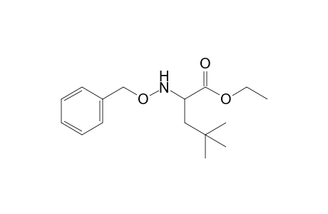 2-Benzoxyamino-4,4-dimethylpentanoic acid ethyl ester