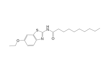 N-(6-ethoxy-1,3-benzothiazol-2-yl)decanamide