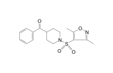 Methanone, [1-(3,5-dimethyl-4-isoxazolylsulfonyl)-4-piperidinyl]phenyl-