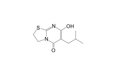 5H-thiazolo[3,2-a]pyrimidin-5-one, 2,3-dihydro-7-hydroxy-6-(2-methylpropyl)-