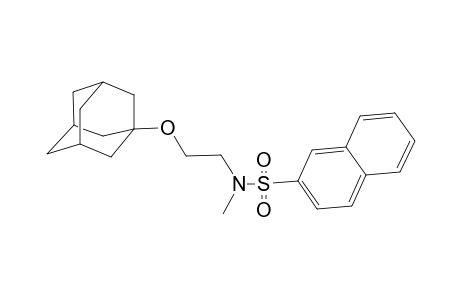 2-Naphthalenesulfonamide, N-methyl-N-[2-(tricyclo[3.3.1.1(3,7)]dec-1-yloxy)ethyl]-