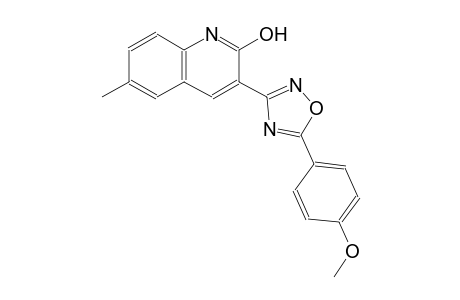 3-[5-(4-methoxyphenyl)-1,2,4-oxadiazol-3-yl]-6-methyl-2-quinolinol