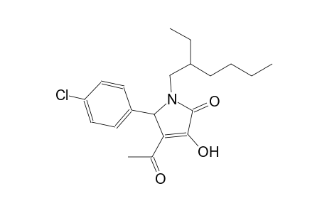 4-acetyl-5-(4-chlorophenyl)-1-(2-ethylhexyl)-3-hydroxy-1,5-dihydro-2H-pyrrol-2-one