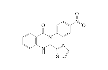 3-(4-Nitro-phenyl)-2-thiazol-2-yl-2,3-dihydro-1H-quinazolin-4-one