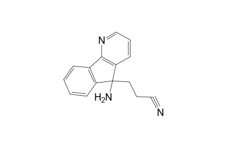 Propionitrile, 3-(5-amino-5H-indeno[1,2-b]pyridin-5-yl)-