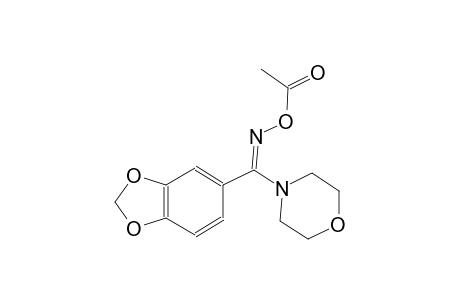 4-[(Z)-[(acetyloxy)imino](1,3-benzodioxol-5-yl)methyl]morpholine