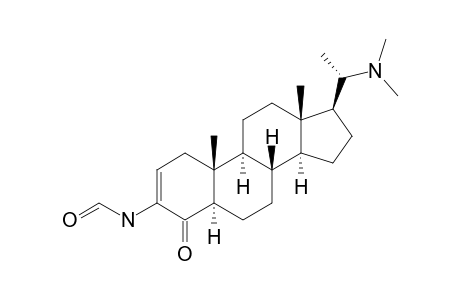 HOOKERIANAMIDE-H;20-(N,N-DIMETHYLAMINO)-3-BETA-(N-FORMYLAMINO)-5-ALPHA-PREGN-2-EN-4-ONE