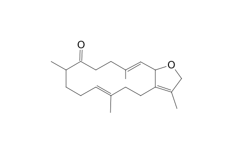 Cyclotetradeca[b]furan-11(4H)-one, 2,5,8,9,10,12,13,15a-octahydro-3,6,10,14-tetramethyl-