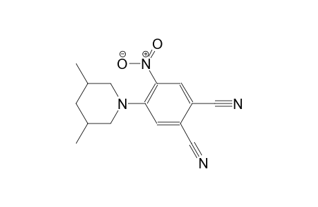 1,2-benzenedicarbonitrile, 4-(3,5-dimethyl-1-piperidinyl)-5-nitro-